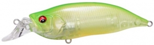Воблер Megabass IXI SHAD TYPE-R col. CLEAR LIME CHART